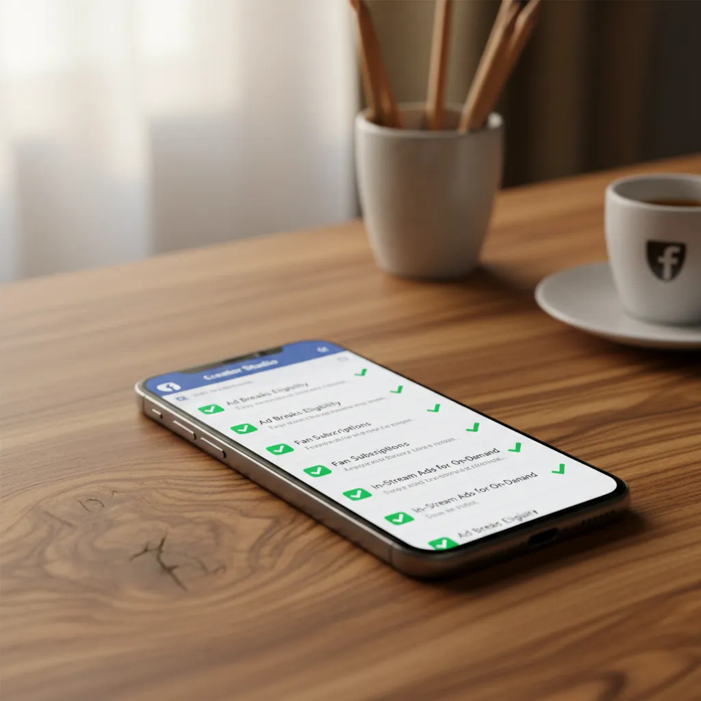 La schermata di idoneità alla monetizzazione in Creator Studio