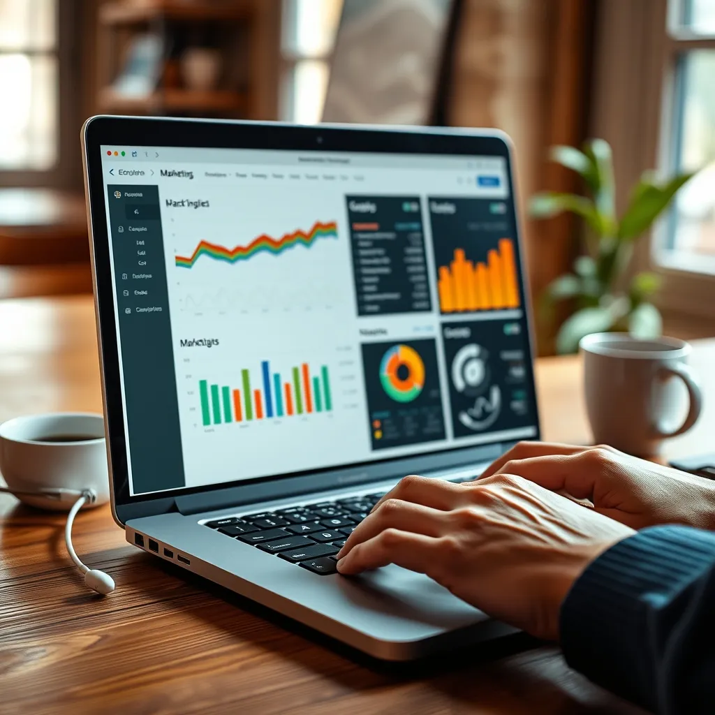 Dashboard di analytics con metriche e KPI fondamentali per lo strategist digitale