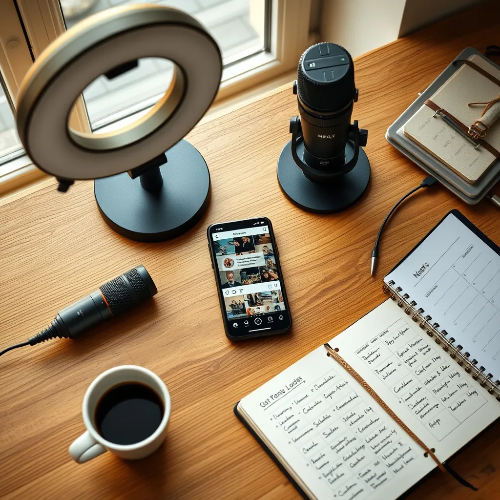 Gli strumenti essenziali per registrare Reels Instagram di qualità professionale