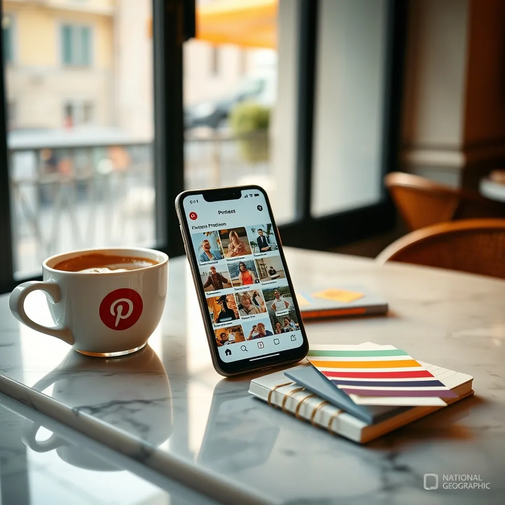 L'interfaccia di Pinterest è pensata per ispirare: ogni ricerca è un'opportunità di posizionamento