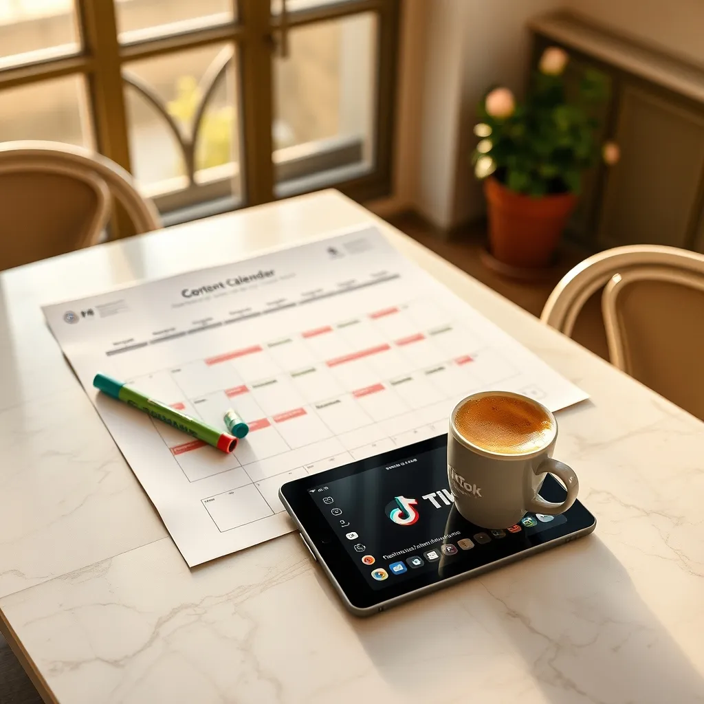Un calendario editoriale ben strutturato è la base di ogni strategia efficace su TikTok