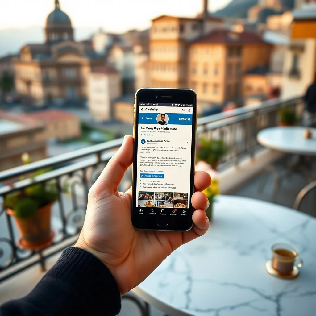 L'immagine di copertina del profilo LinkedIn ha un rapporto 4:1 e richiede attenzione al ritaglio su mobile