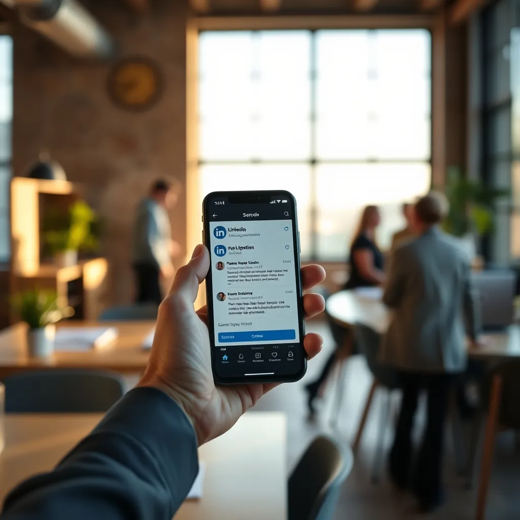 Monitorare le notifiche e le interazioni su LinkedIn è parte integrante della strategia quotidiana
