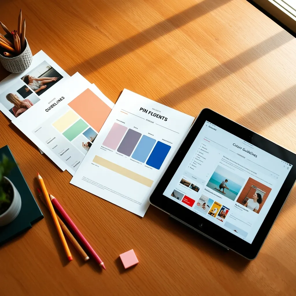 Creare template personalizzati con Canva accelera la produzione di pin coerenti con il brand