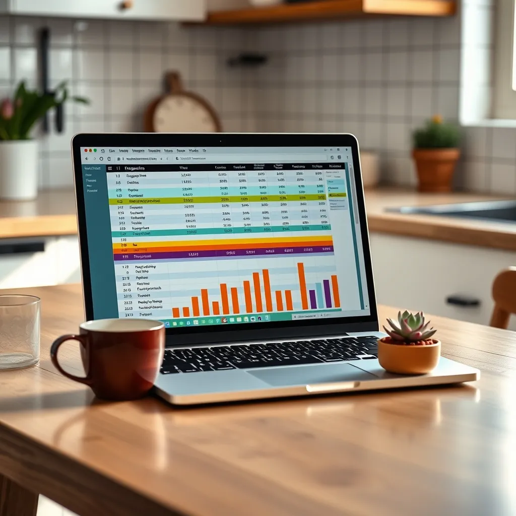 Foglio di calcolo con i dati di engagement rate monitorati settimana per settimana