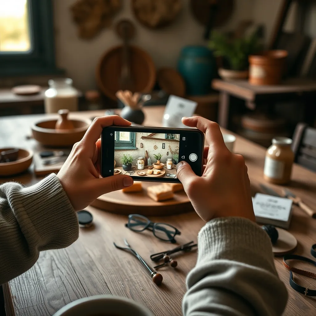 Fotografare i prodotti artigianali per il catalogo social: la qualità visiva è il primo fattore di conversione
