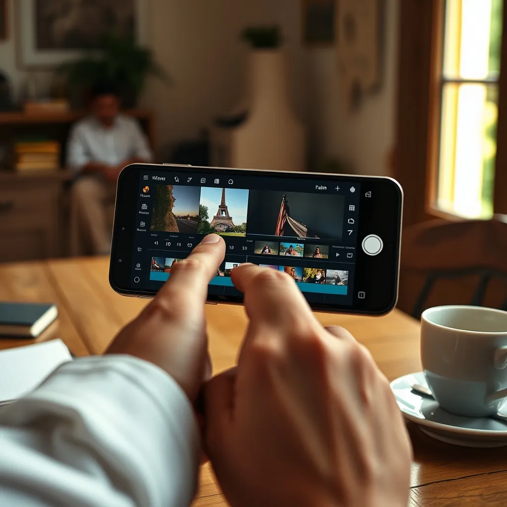 La fase di montaggio di uno Short direttamente dallo smartphone è veloce e intuitiva